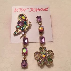 Betsey Johnson Butterfly Earrings